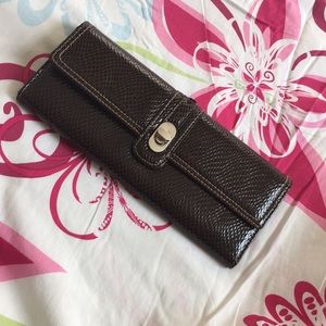 Long Brown Pocket Wallet